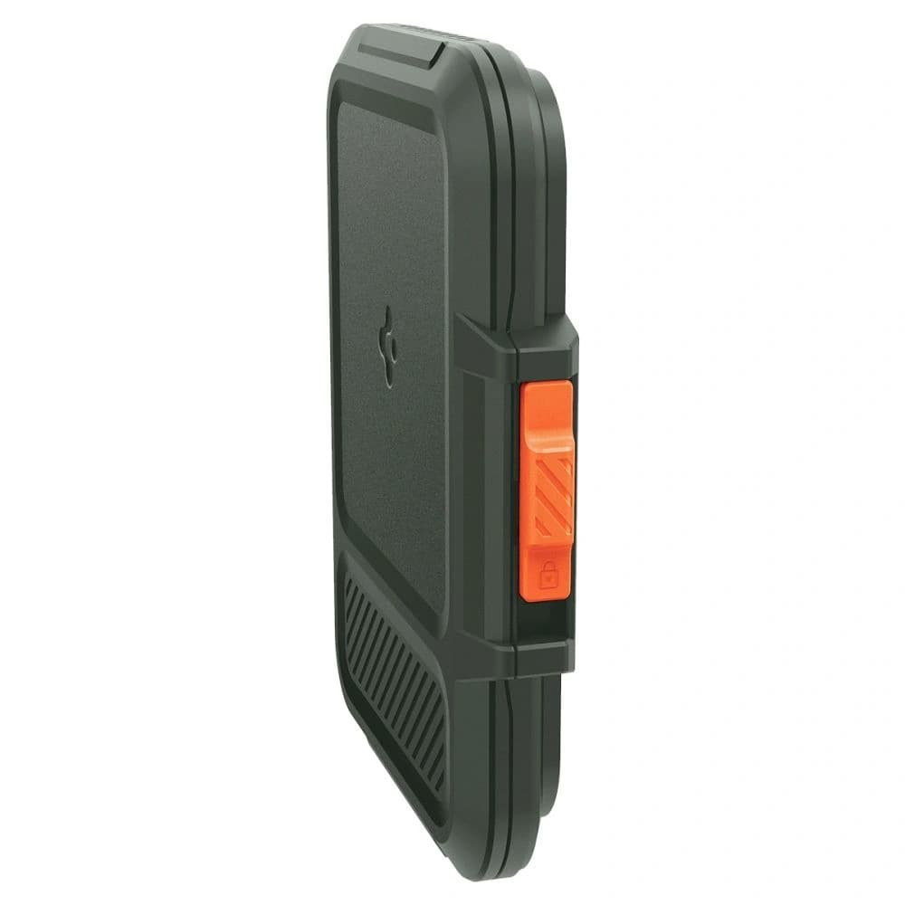 Spigen Lock Fit MagSafe Universal Magnetic Card Holder Military Green - 7