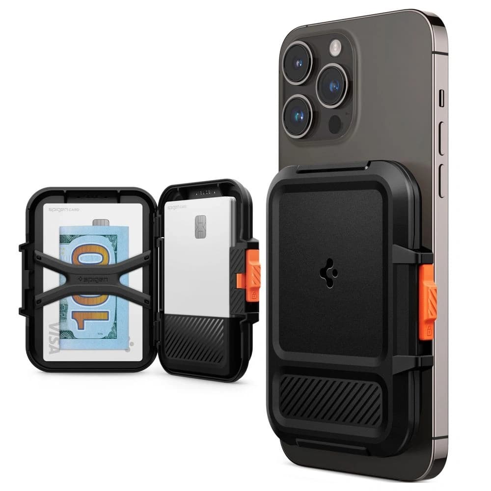Spigen Lock Fit MagSafe Universal Magnetic Kartenhalter Schwarz - 2