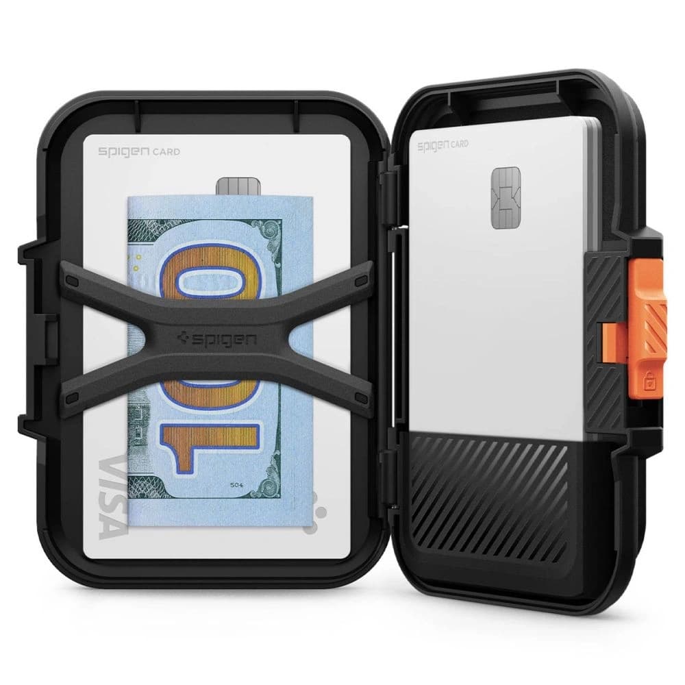 Spigen Lock Fit MagSafe Universal Magnetic Kartenhalter Schwarz - 13