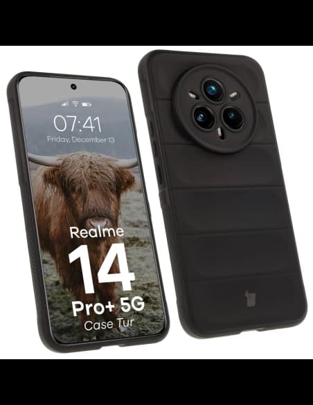 Panzergel Case Bizon für Realme 14 Pro Plus 5G schwarz