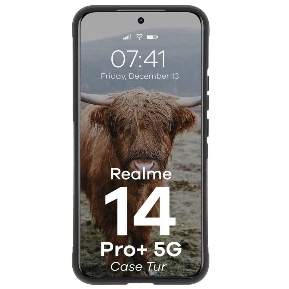 Panzergel Case Bizon für Realme 14 Pro Plus 5G schwarz - 5