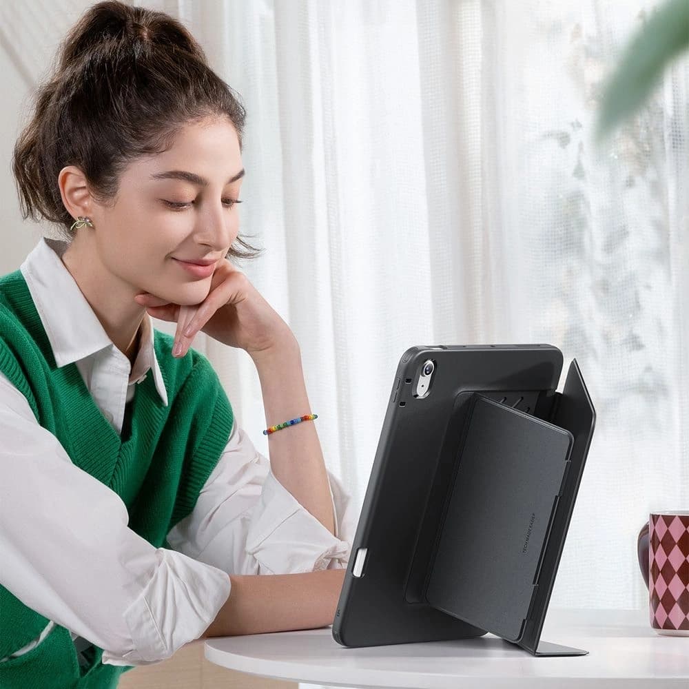 ESR Flip Hybrid Apple iPad Air 10.9 2020/2022 (4, 5 Gen) / iPad Air 11 2024/2025 (6, 7 Gen) Schwarz - 5