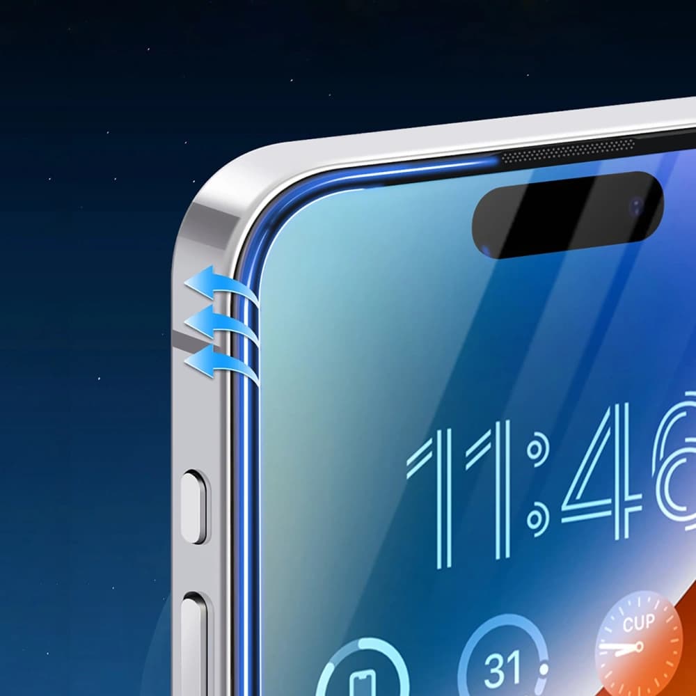 Joyroom JR-MAR0315 tempered glass with anti-reflective coating Apple iPhone 15 / 16 - 9