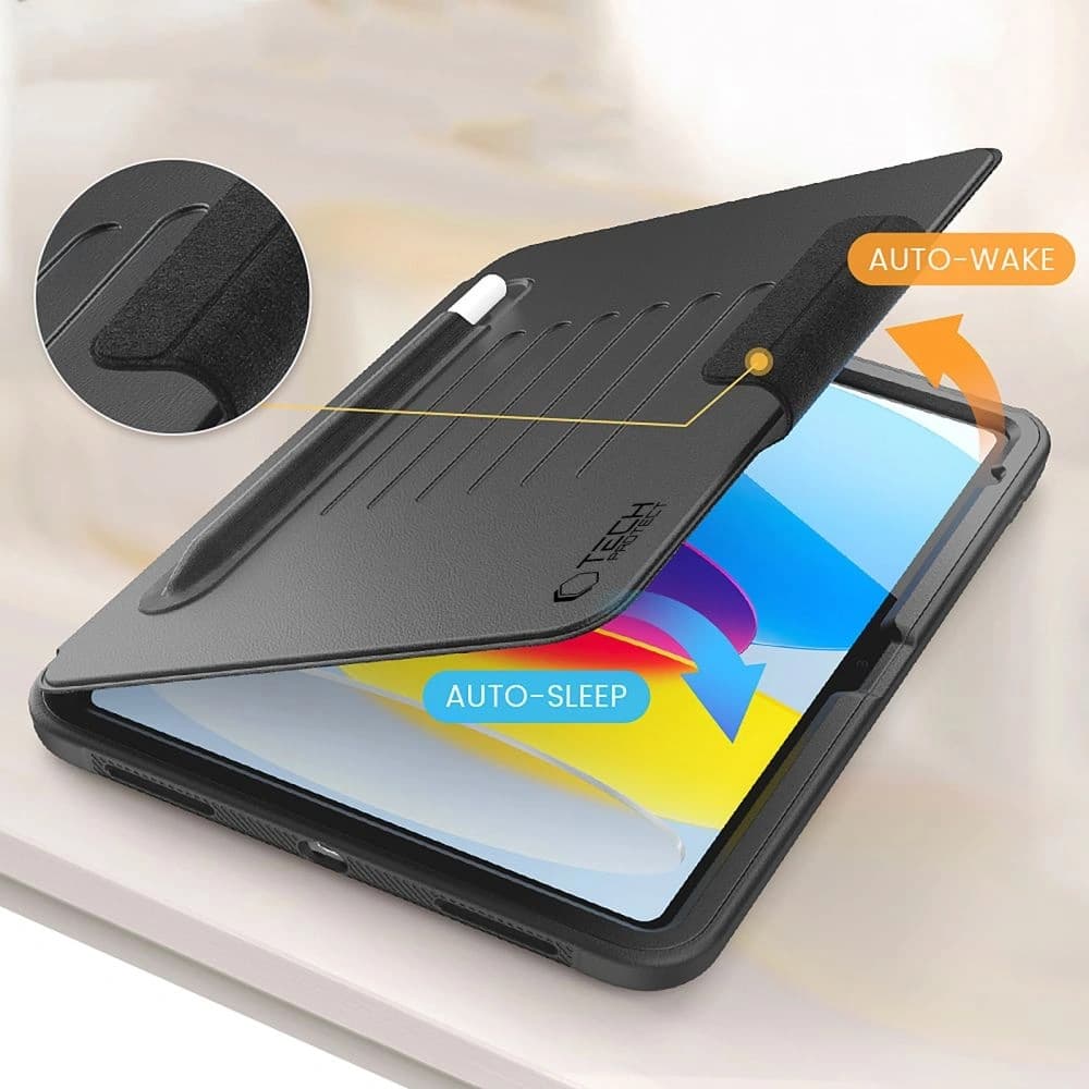 Etui s klávesnicí Tech-Protect SmartCase Pen Armor Apple iPad Air 10.9 2022 (5. generace) / iPad Air 11 2025 (7. generace) Černé - 4