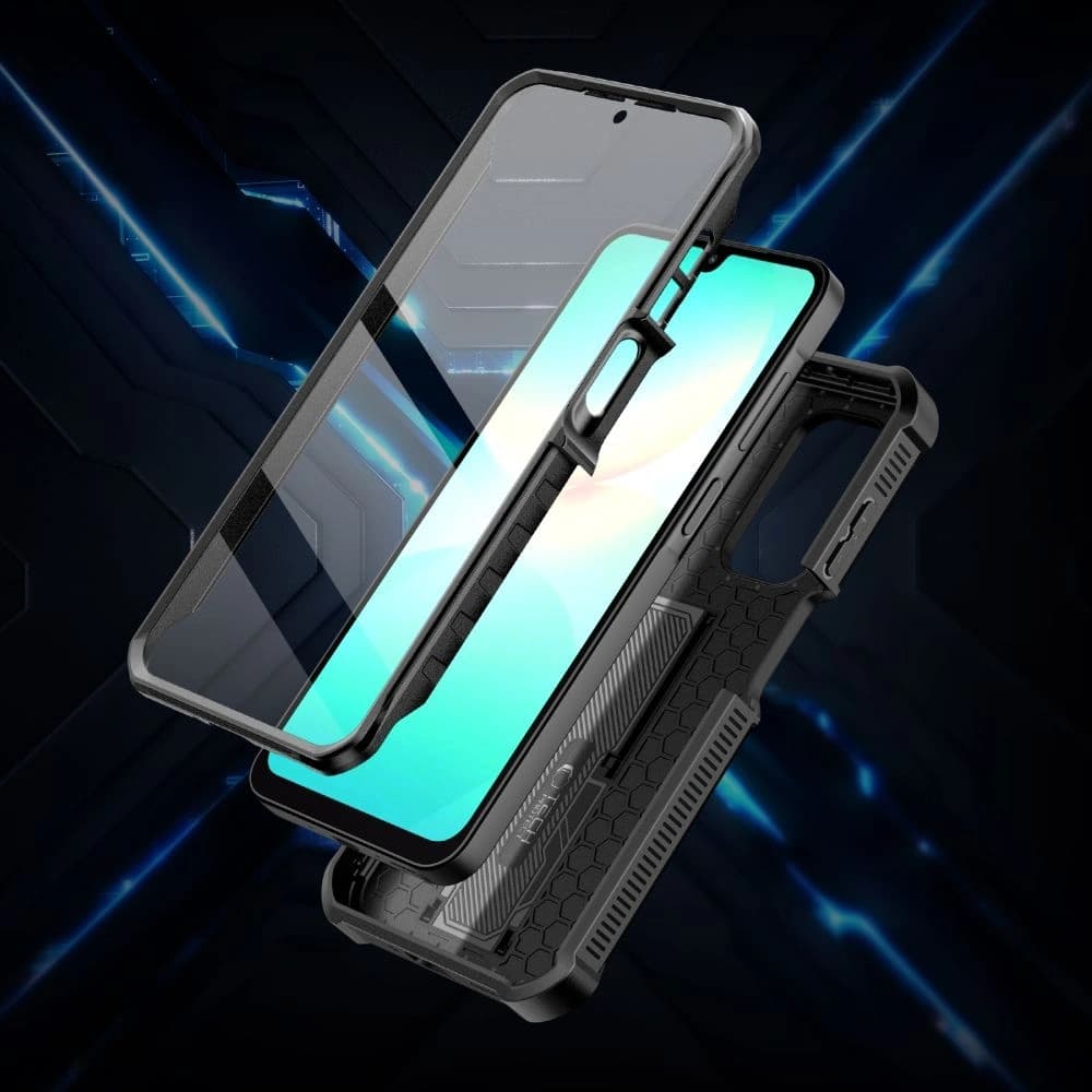 Etui Tech-Protect Kevlar Cam+ Samsung Galaxy A26 5G Schwarz - 2