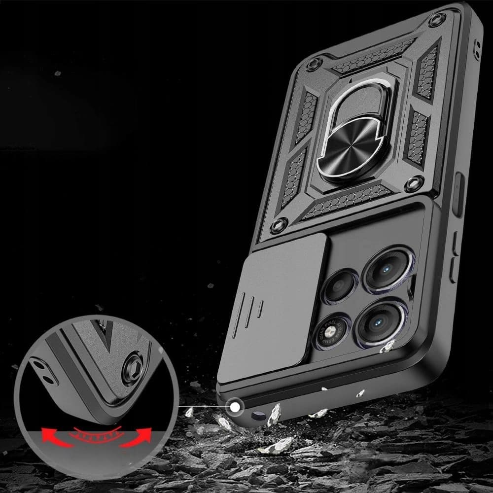 Etui Tech-Protect Camshield Pro Motorola Moto G15 černé - 2