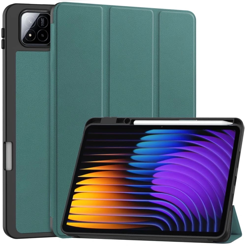 Bizon Case Tab Lizard Xiaomi Pad 7 / 7 Pro tmavě zelená