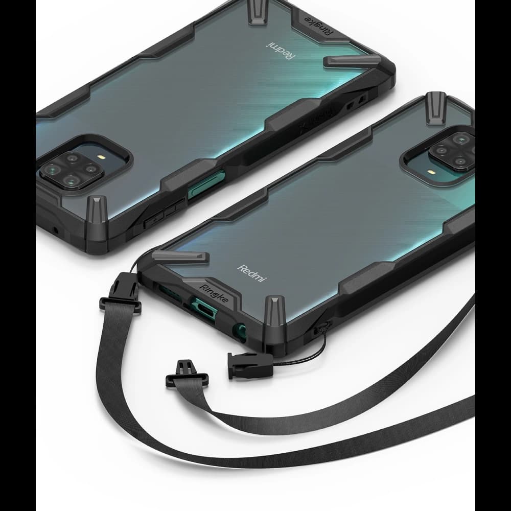Etui Ringke Fusion-X Redmi Note 9S/9 Pro/9 Pro Max Černé - 7