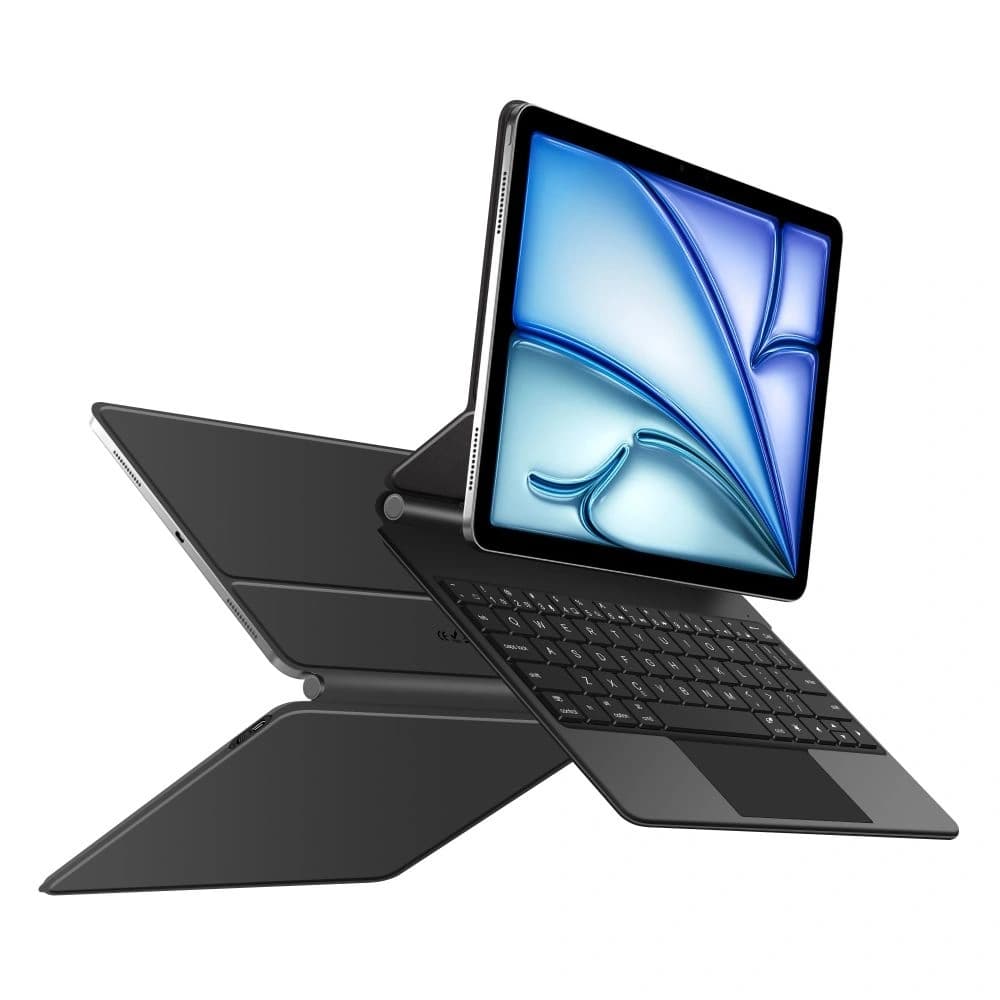 Tech-Protect SmartCase Magnetic + Tastatur für Apple iPad Air 10,9" 2020/2022 / iPad Air 11" 2024/2025 Schwarz - 3