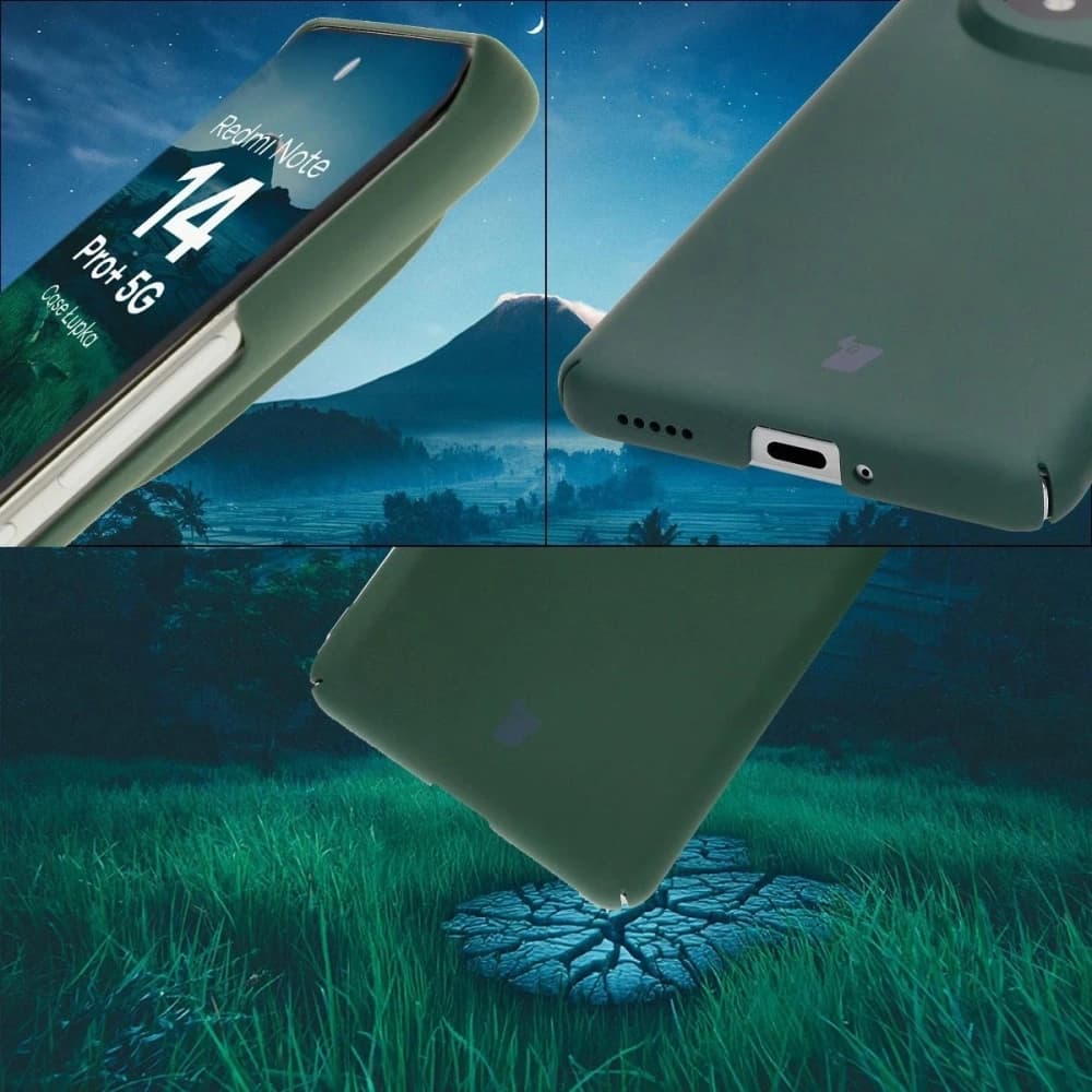 Bizon Case Lupka Xiaomi Redmi Note 14 Pro+ Plus 5G grün - 5
