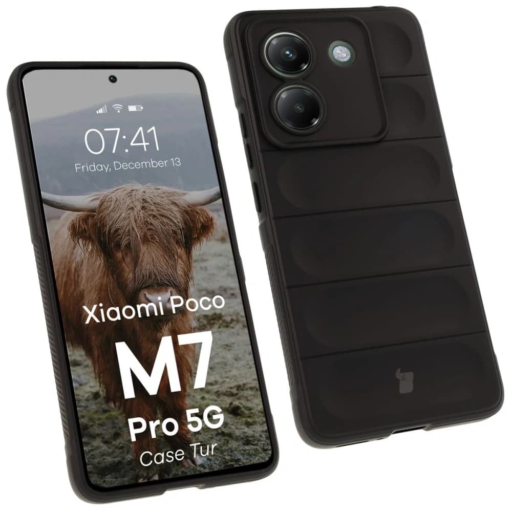 Bizon pouzdro Tur Xiaomi Poco M7 Pro 5G černé