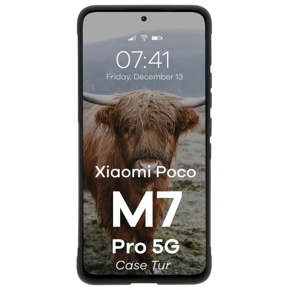 Bizon pouzdro Tur Xiaomi Poco M7 Pro 5G černé - 5
