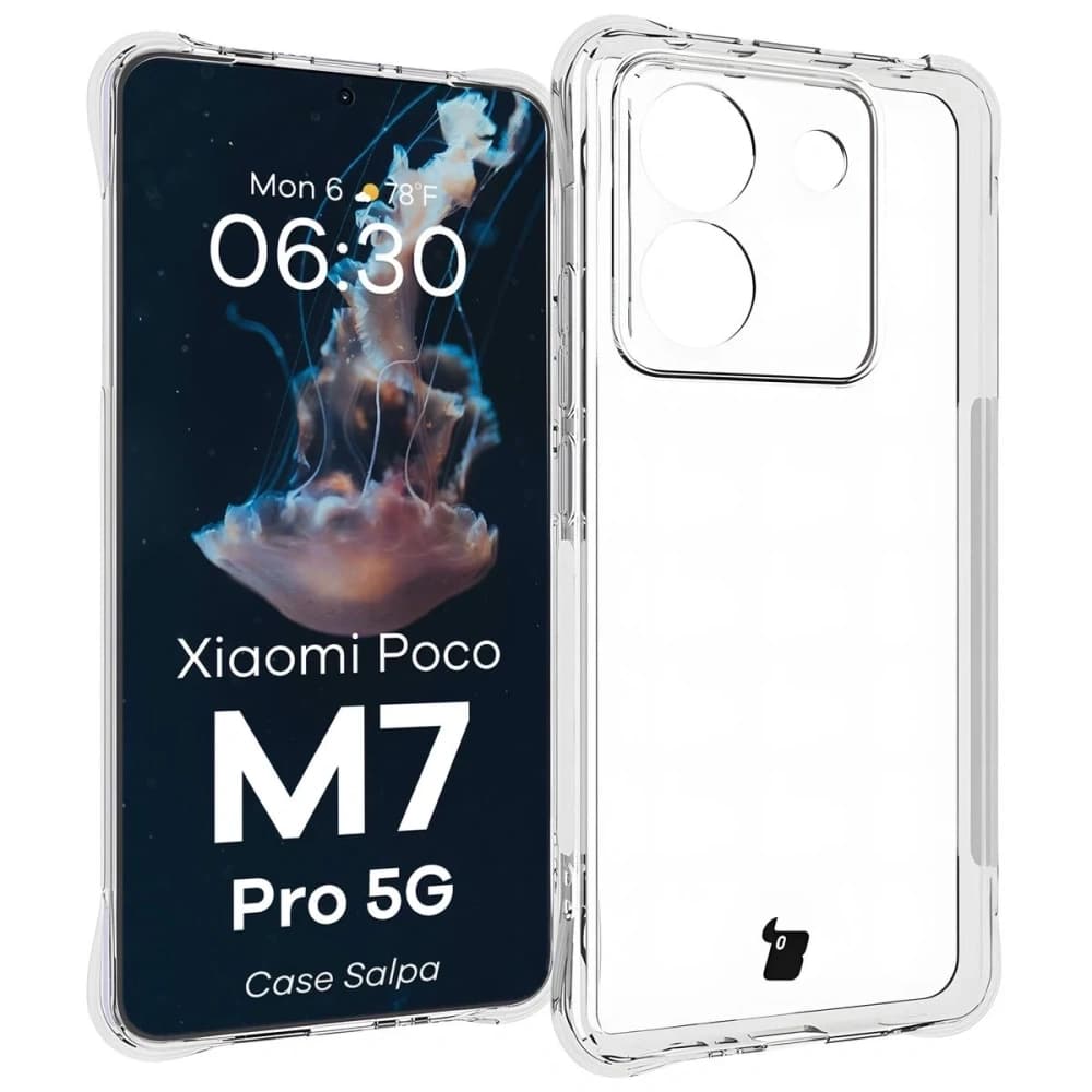 Bizon Case Salpa Xiaomi Poco M7 Pro 5G průhledný
