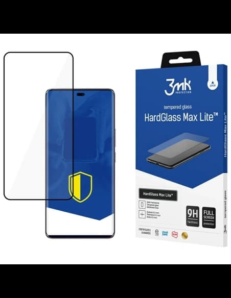 Sticlă securizată 3MK HardGlass Max Lite pentru Honor Magic7 Lite negru