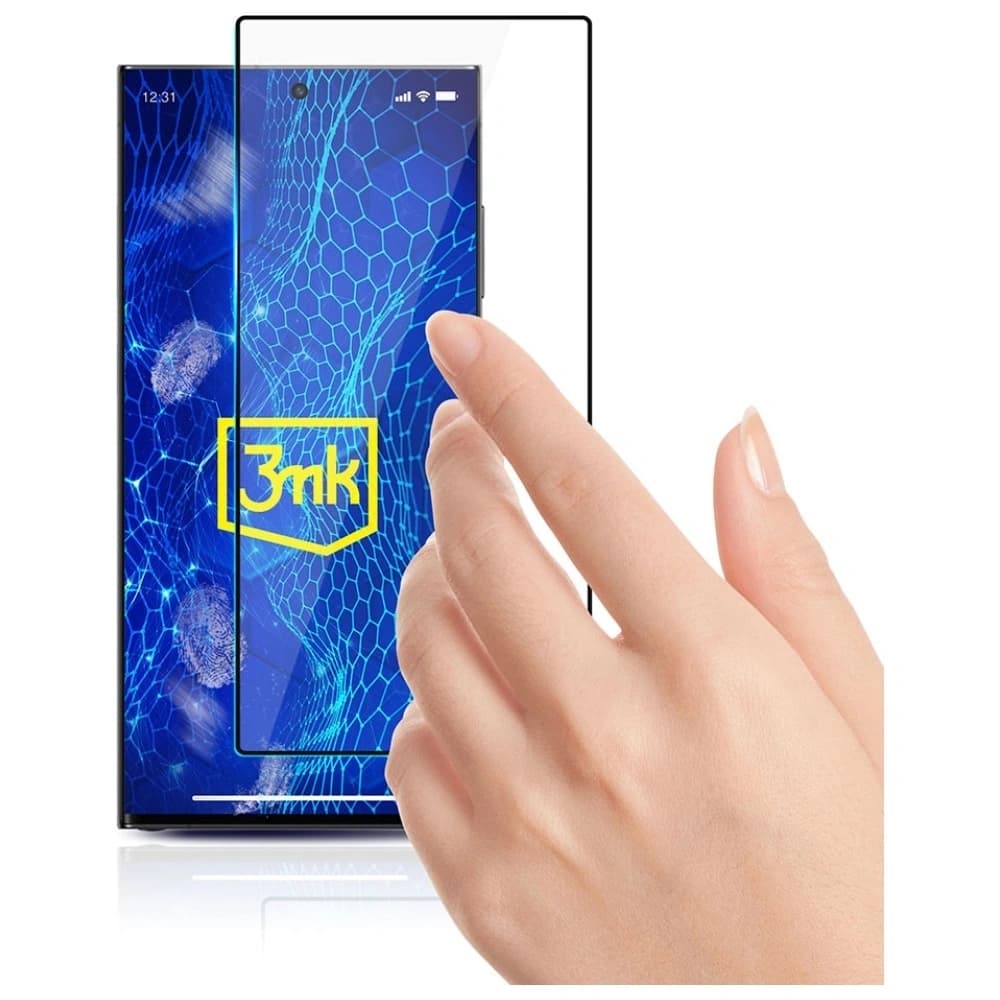 Sticlă securizată 3MK HardGlass Max Lite pentru Samsung Galaxy S24 Ultra neagră - 5