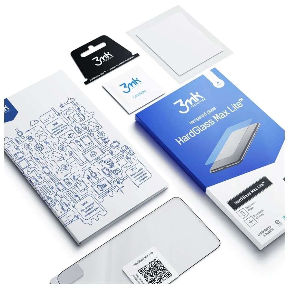 Tvrzené sklo 3MK HardGlass Max Lite pro Samsung Galaxy S24+ Plus černé - 8