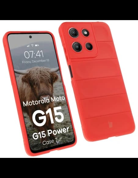 Bizon pouzdro Tur Motorola Moto G15 / G15 Power červené