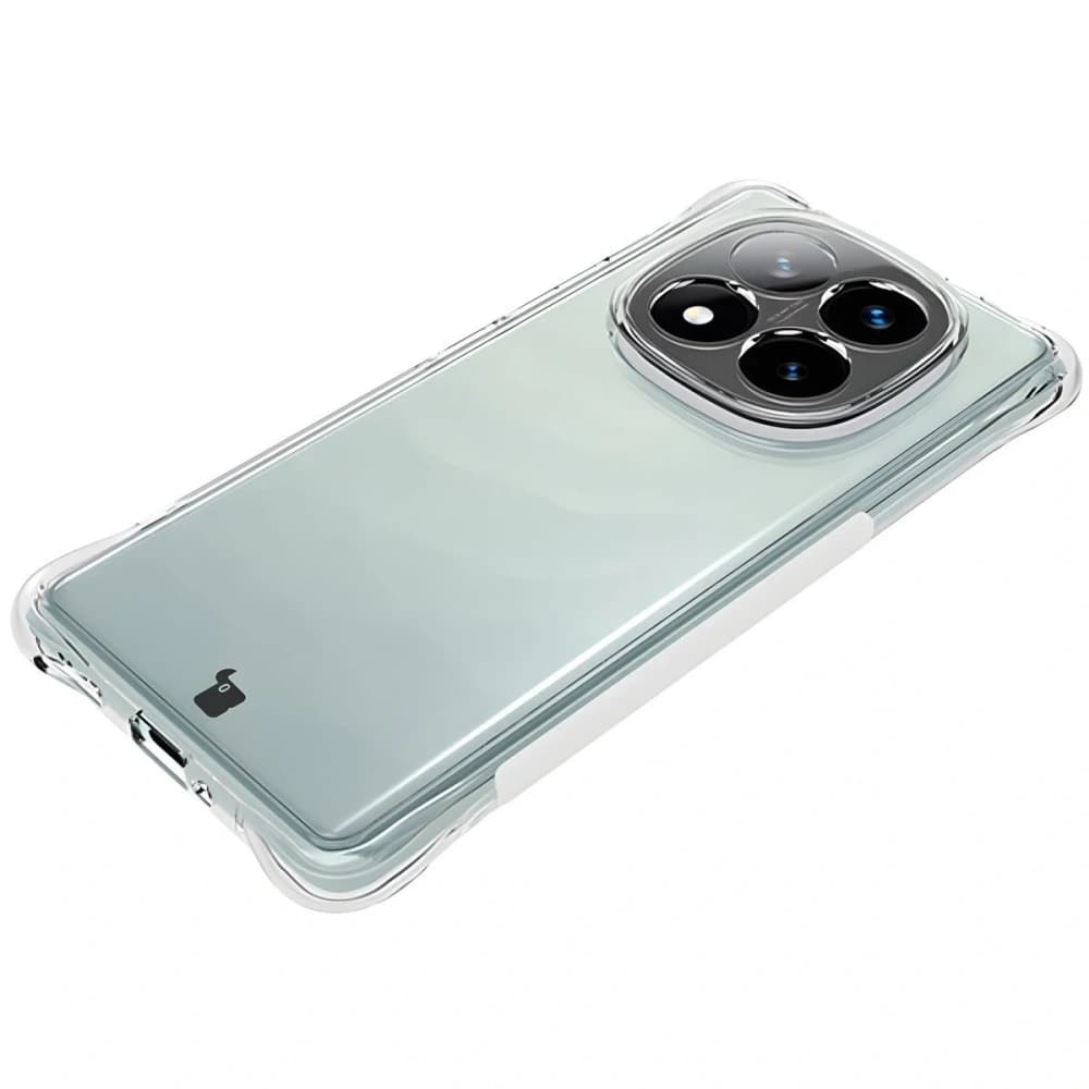 Bizon Case Clear Pack flexibles Gehäuse + 2x Bildschirmfolie für Xiaomi Redmi Note 14 Pro+ Plus 5G - 7