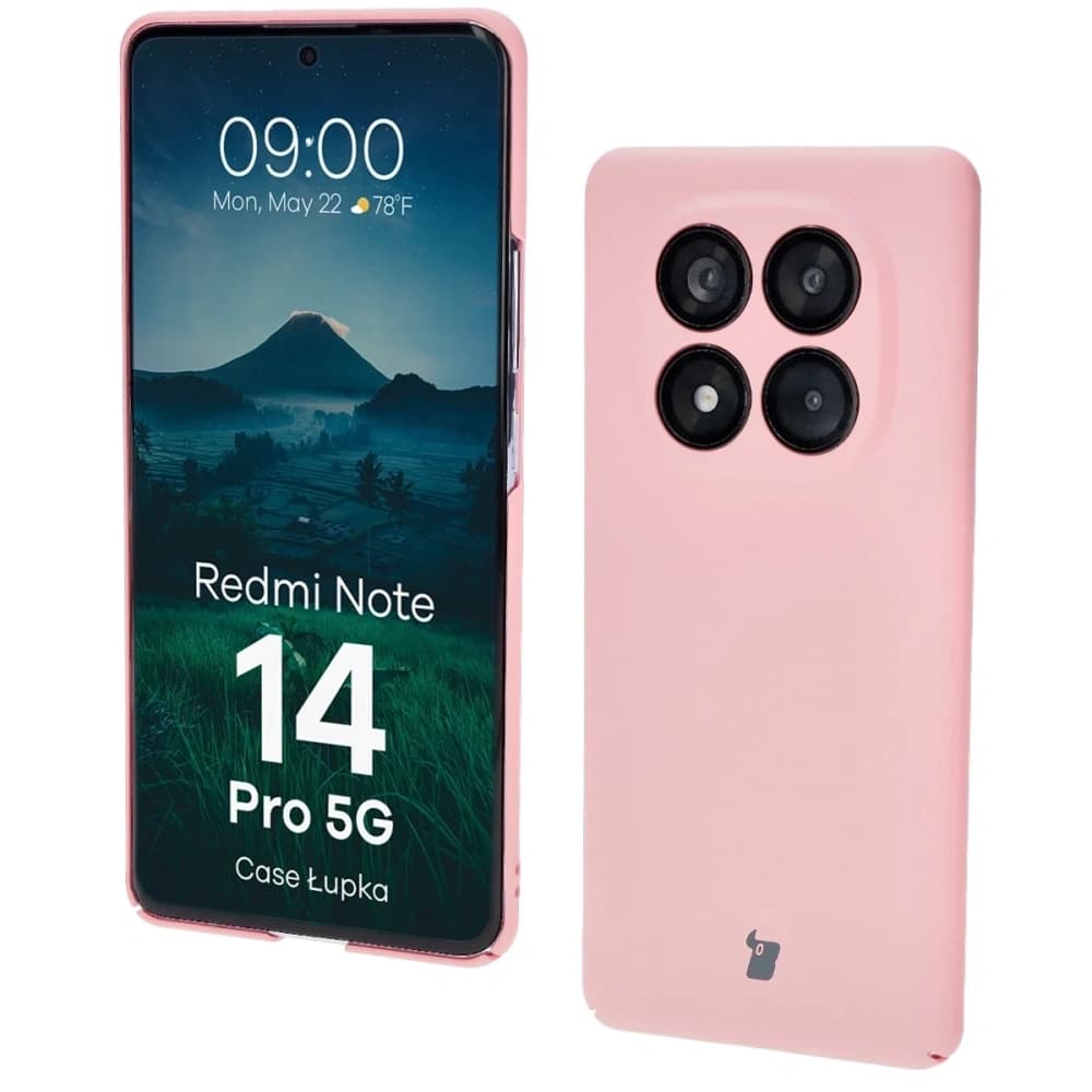 Bizon Case Lupka Xiaomi Redmi Note 14 Pro 5G rosa