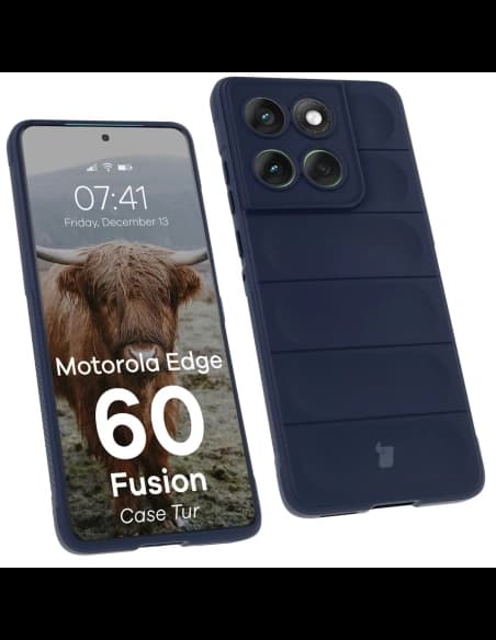 Bizon Case Tur Motorola Edge 60 Fusion / Edge 60 navy blue