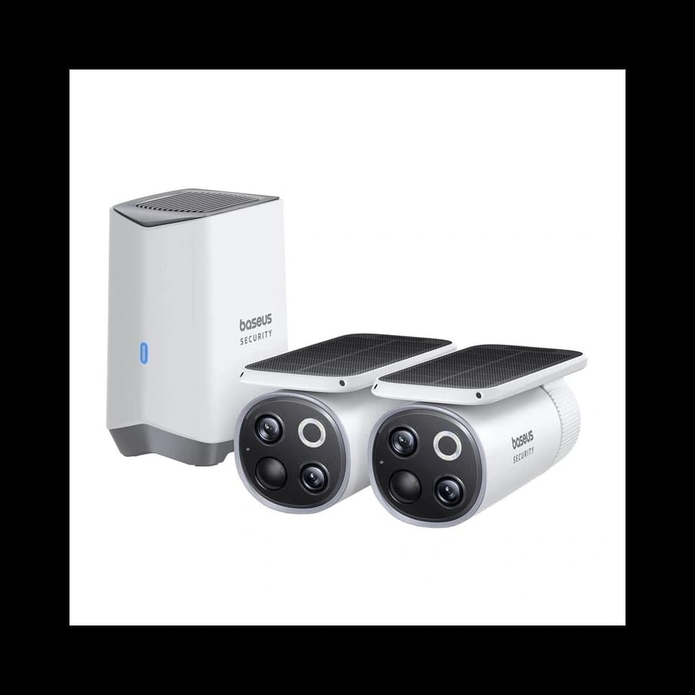 Baseus S1 Pro 3K Dual Outdoor Camera (white)