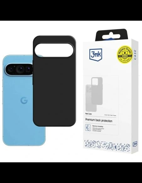 3MK Matt Case Google Pixel 9 Pro XL schwarz