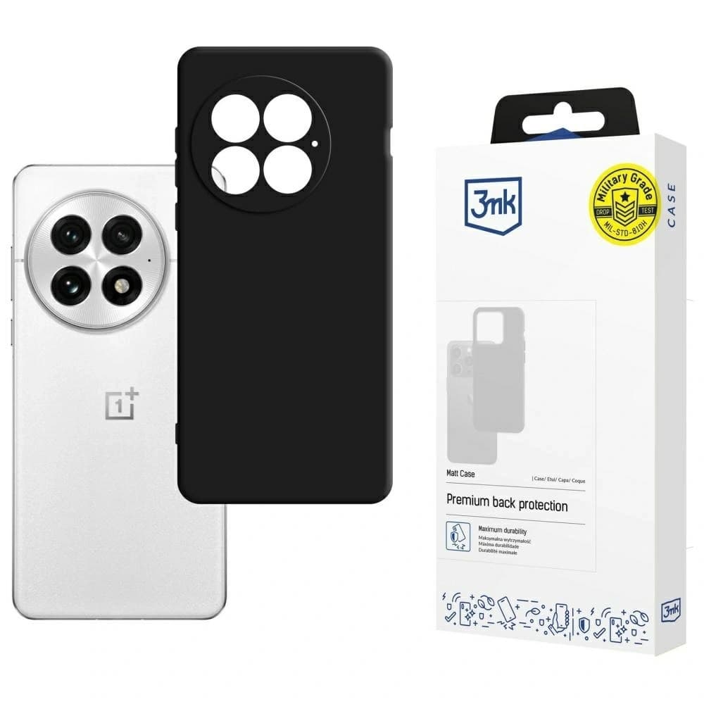 Husa 3MK Matt pentru OnePlus 13, neagră
