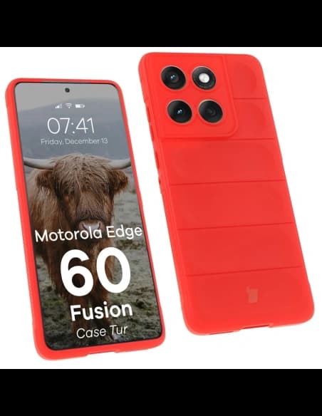 BIZON Case Tur Motorola Edge 60 / 60 Fusion red