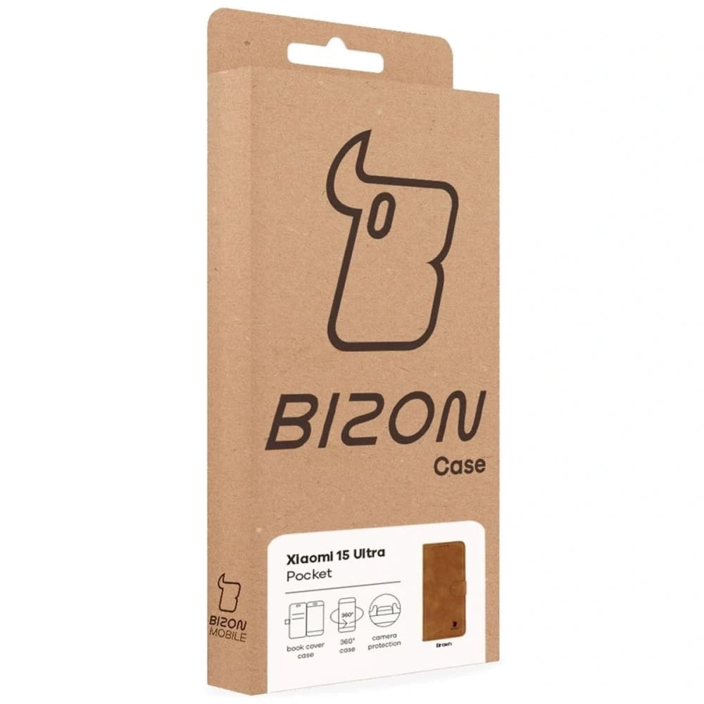 BIZON Case Pocket Xiaomi 15 Ultra brown - 6