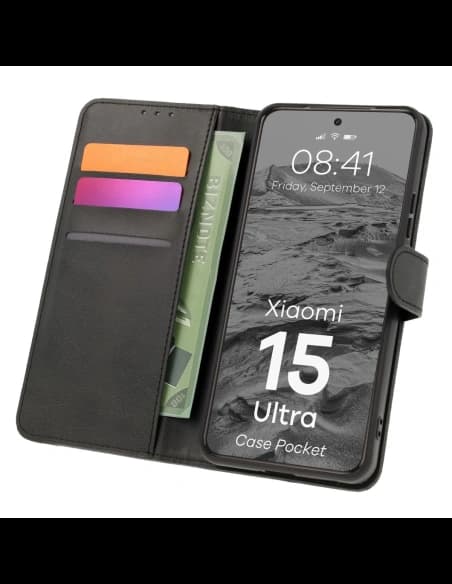 BIZON Case Pocket Xiaomi 15 Ultra black