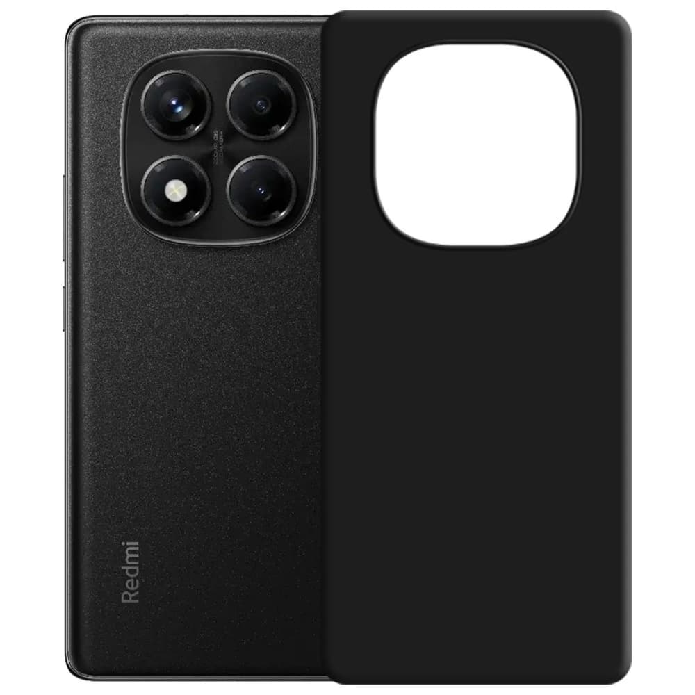 Husa din silicon 3MK pentru Xiaomi Redmi Note 14 Pro 5G neagră - 5