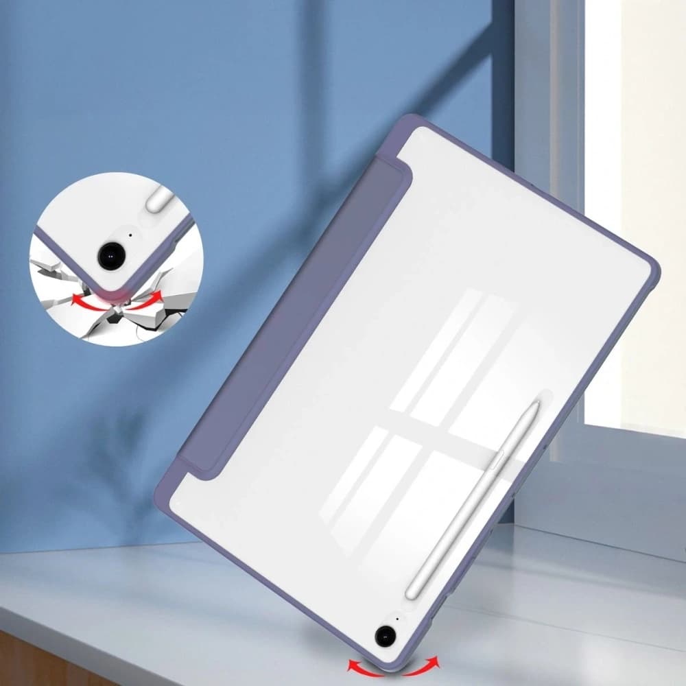 Bizon Case Tab Clear Matt Samsung Galaxy Tab S10 FE+ Plus lavender - 6