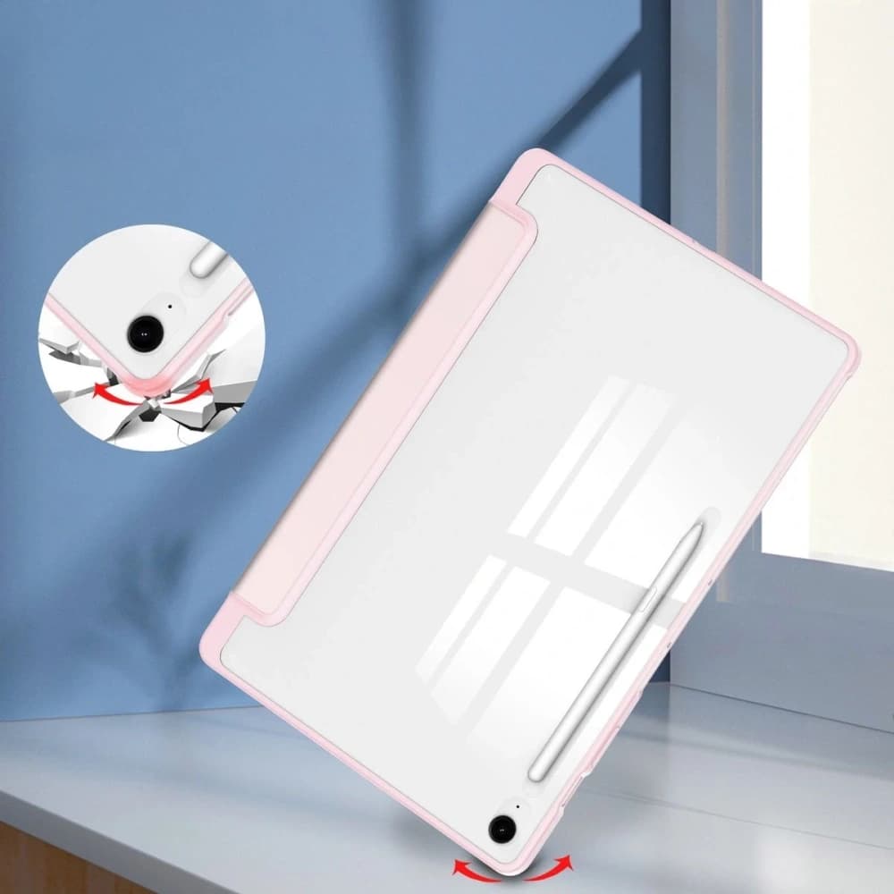 Bizon Case Tab Clear Matt Samsung Galaxy Tab S10 FE+ Plus pink - 6