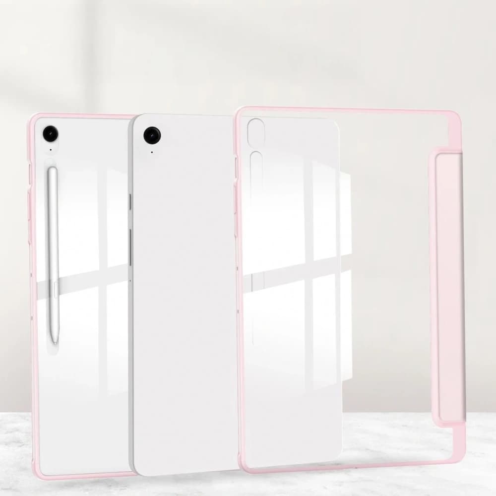 Bizon Case Tab Clear Matt Samsung Galaxy Tab S10 FE+ Plus pink - 7