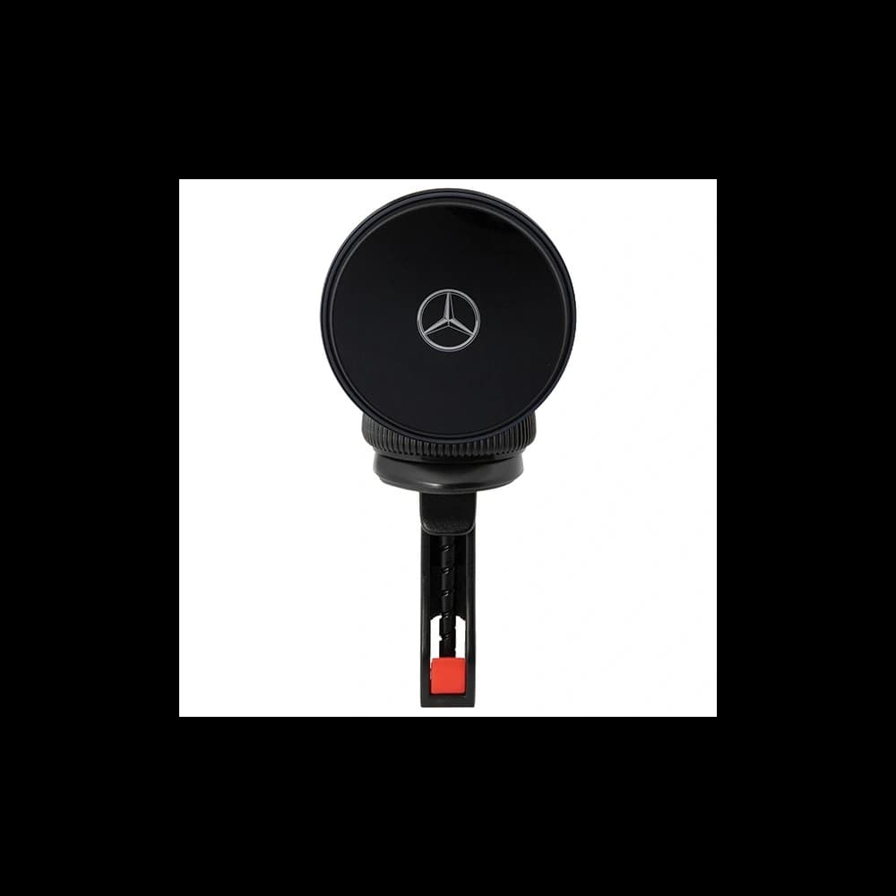 Mercedes MEMWCCK 15W Kartenhalter für das Fenster mit kabellosem Ladegerät Silver Stars MagSafe schwarz - 2