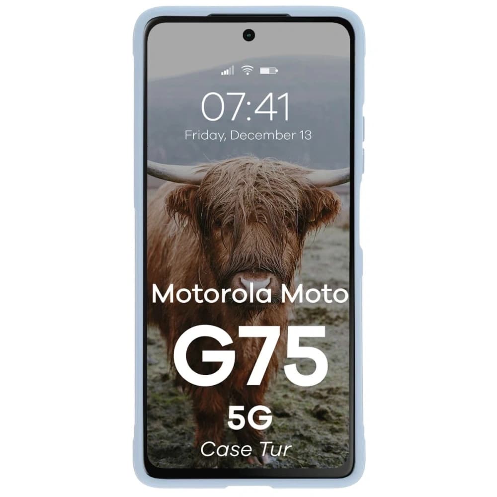 Bizon Case Tur Motorola Moto G75 5G light blue - 5