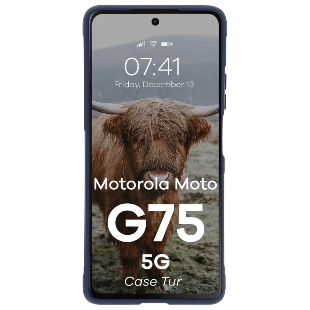 Bizon Case Tur Motorola Moto G75 5G navy blue - 5