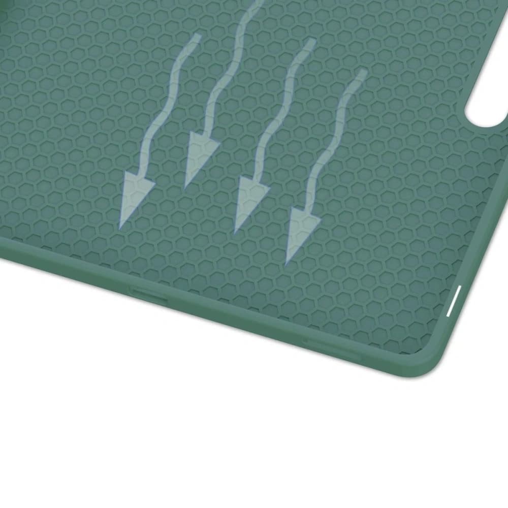 Bizon Case Tab Lizard Samsung Galaxy Tab S10 FE+ Plus verde închis - 4