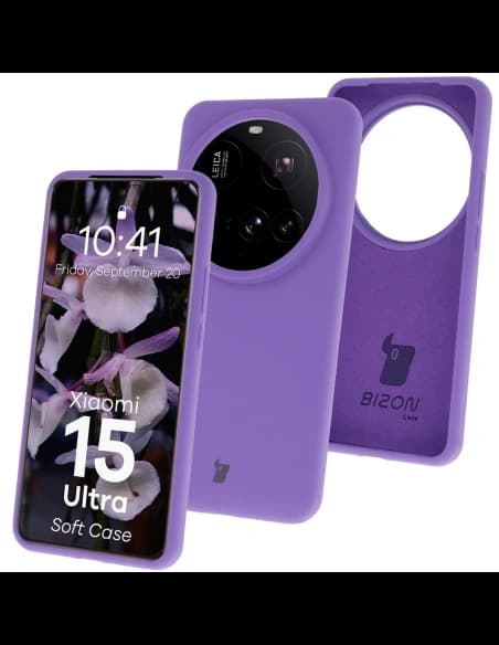 Bizon Soft Case Xiaomi 15 Ultra purple
