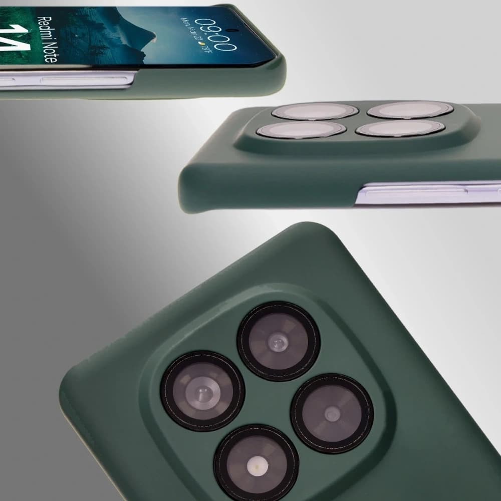 Carcasă Bizon Lupka Xiaomi Redmi Note 14 Pro 5G verde - 4