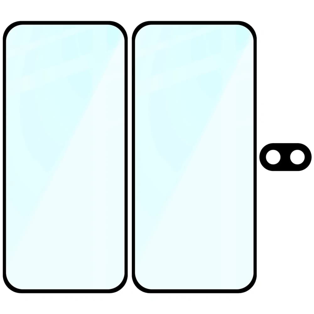 Bizon Edge 2 Pack 2x tempered glass + lens protection Pixel 9a - 6