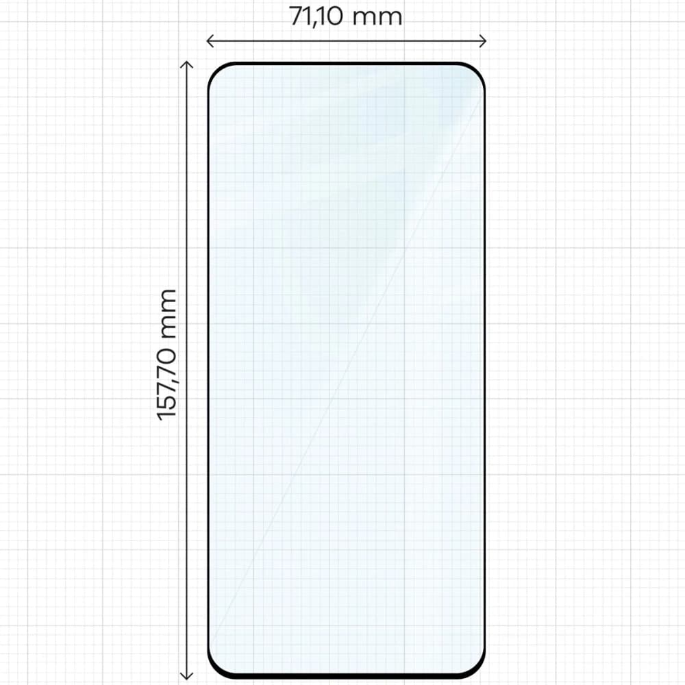 Bizon Edge 2 Pack 2x tvrzené sklo + ochrana objektivu Xiaomi Redmi Note 14 5G - 2