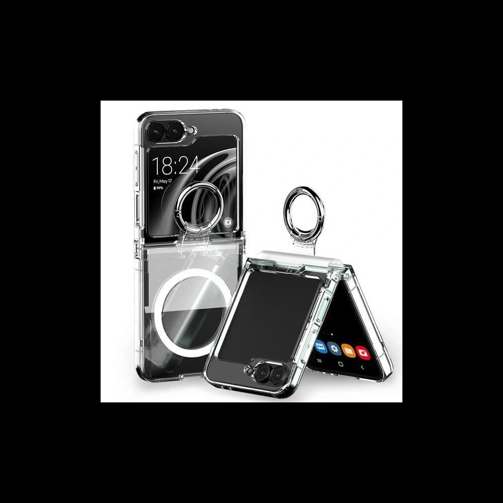 Mercury MagSafe Pro Gyűrű Tok Samsung Galaxy Flip 6 / 7 FE átlátszó