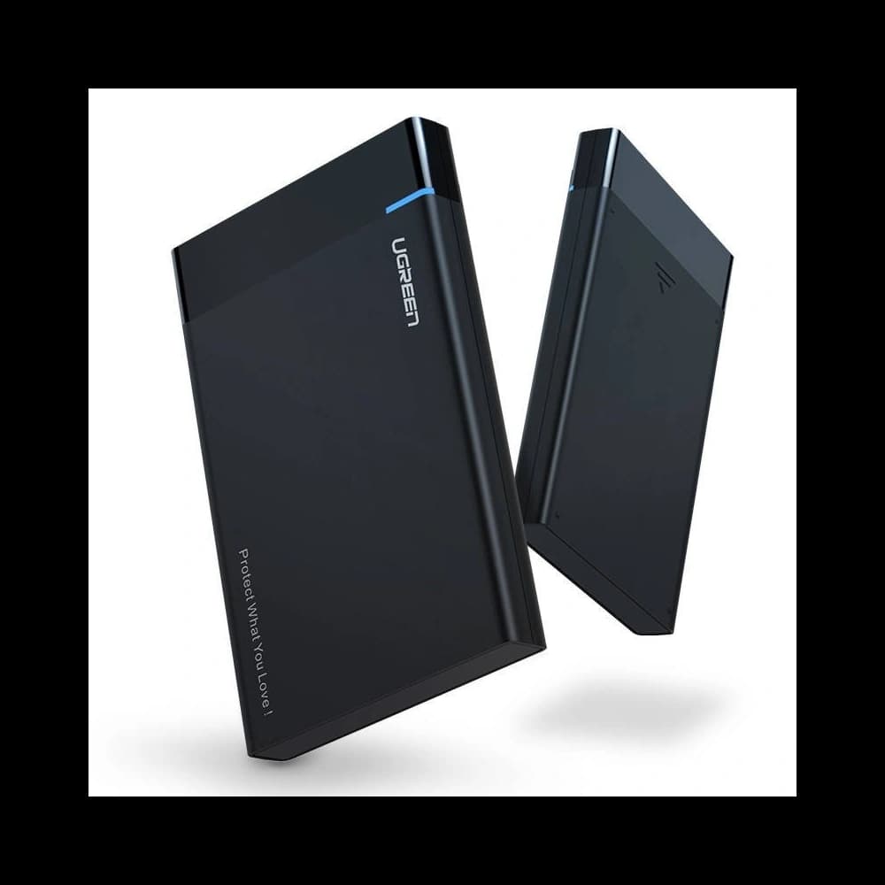 Externí pouzdro pro HDD/SSD 2,5" UGREEN US221, SATA, USB 3.0 + USB-C na micro USB 3.0 - 2