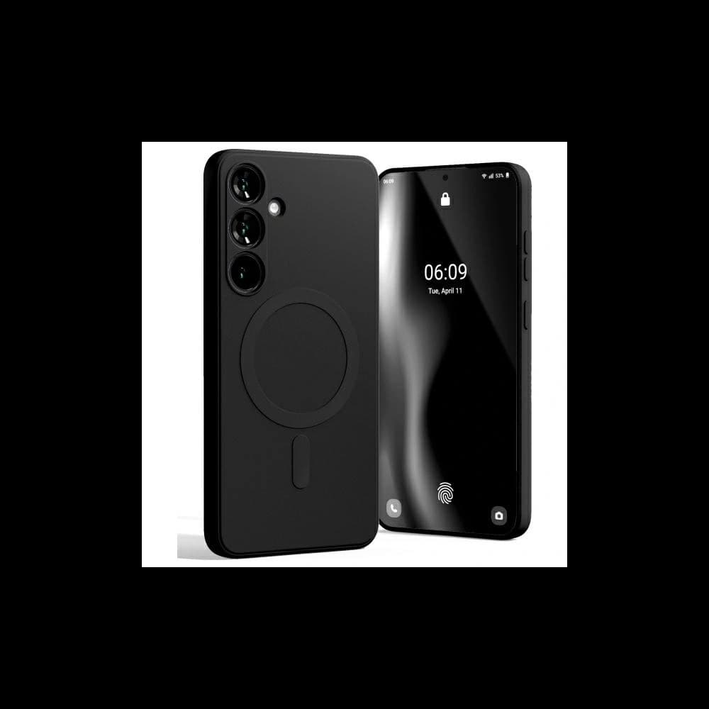 Mercury MagSafe Semi-Silikonhülle Samsung Galaxy S24 FE schwarz