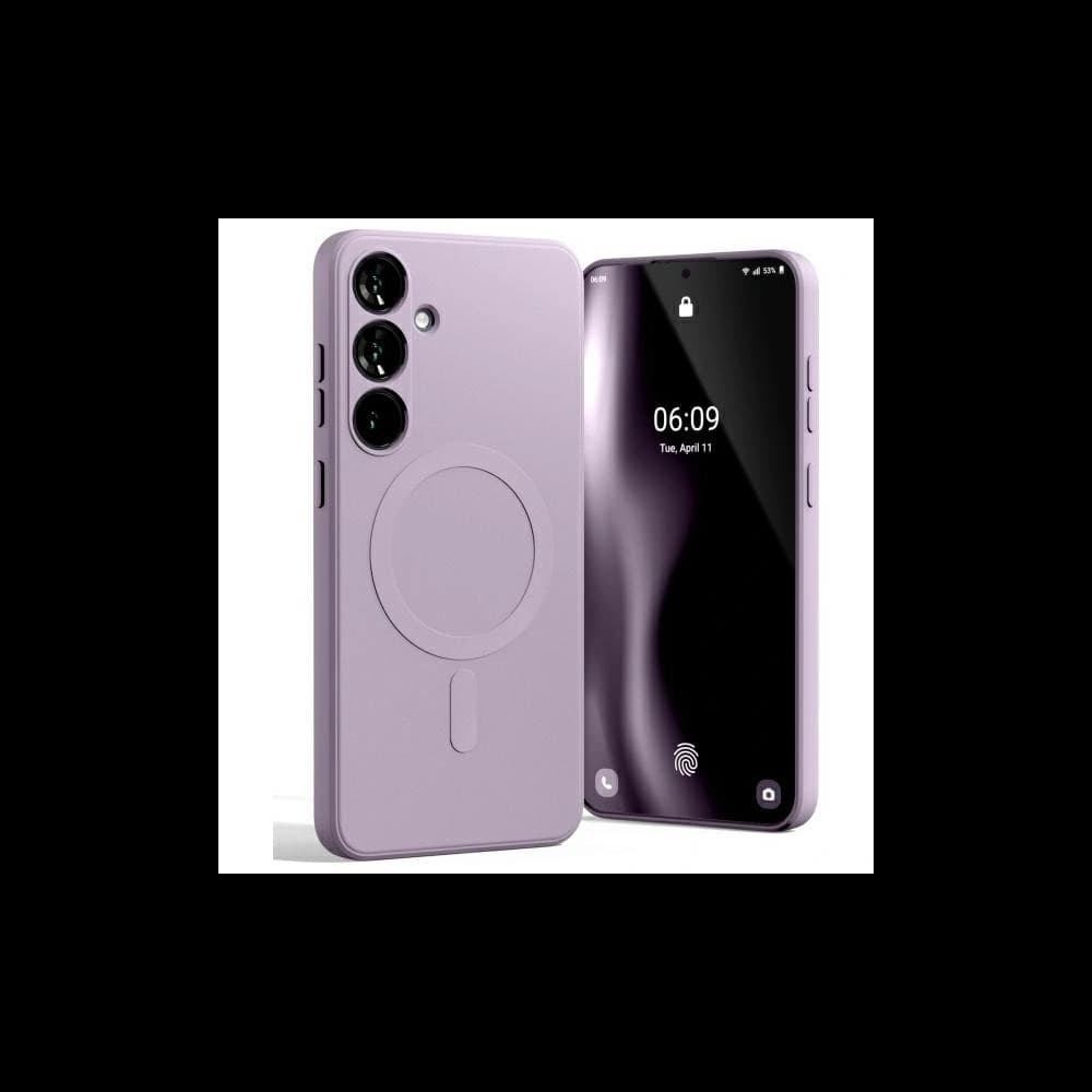 Mercury MagSafe Fél-szilikon Tok Samsung Galaxy S24 FE lila lila