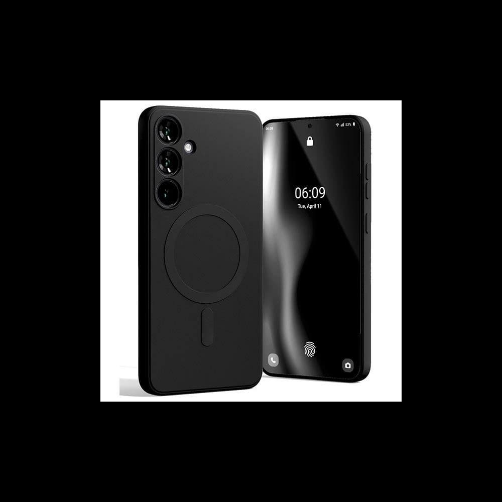 Carcasa Semi-Siliconică Mercury MagSafe pentru Samsung Galaxy S24+ Plus neagră