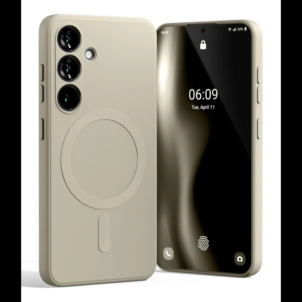 Mercury MagSafe Semi-Silicone Case Samsung Galaxy S25 stone