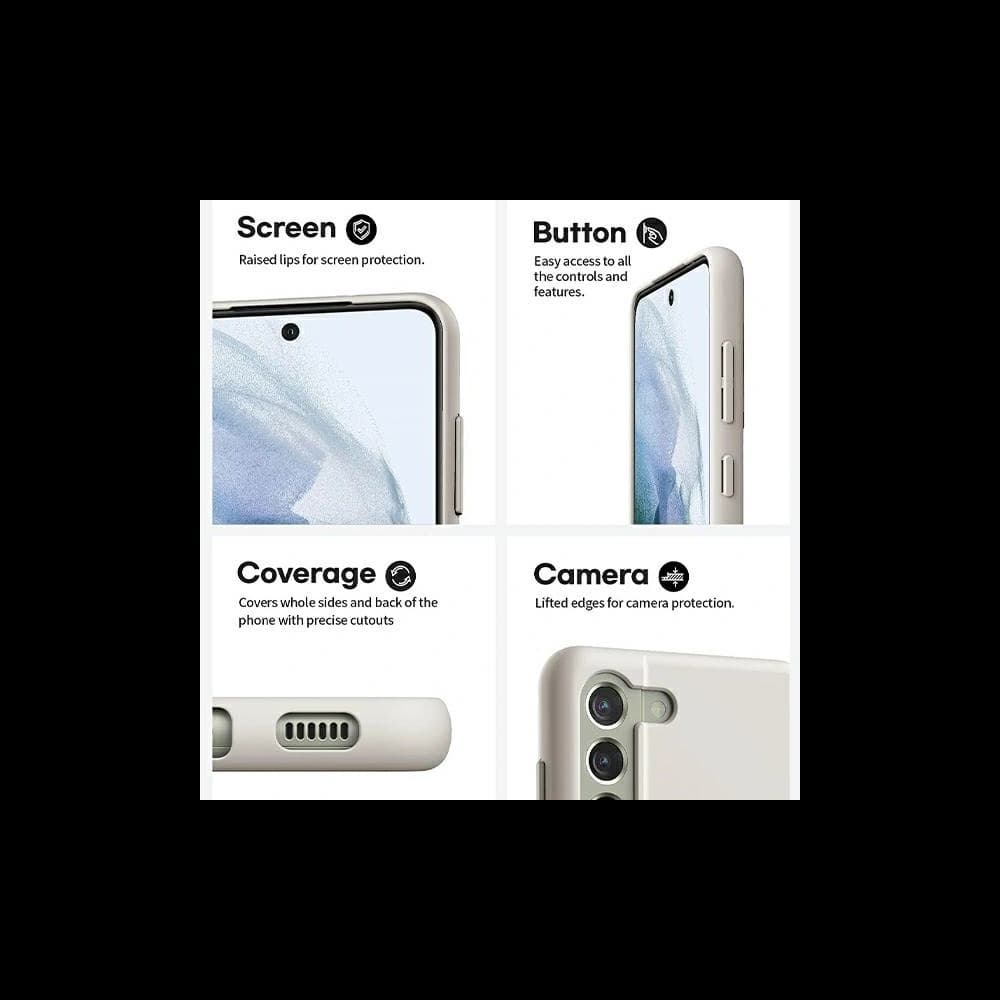 Mercury Szilikon Tok Apple iPhone 15 Pro Max világosszürke - 4