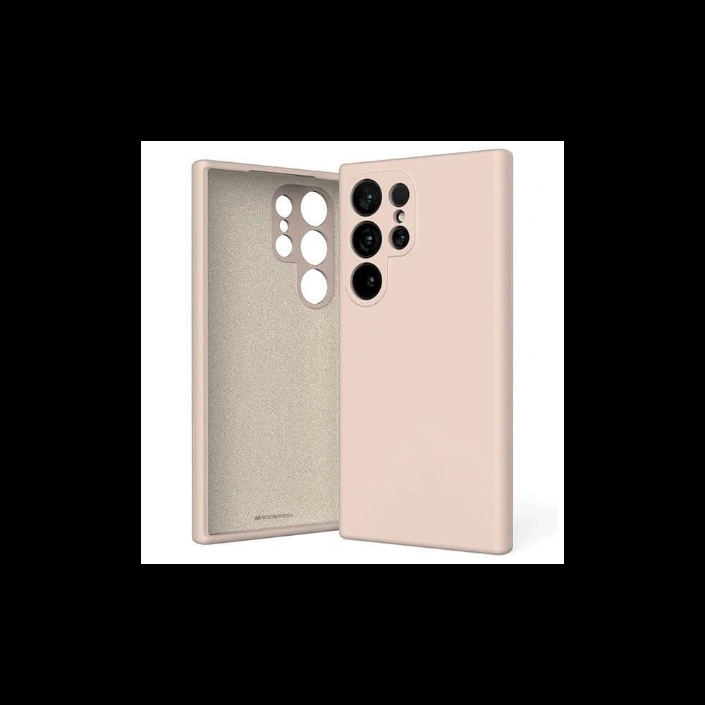 Mercury Szilikon Tok Samsung Galaxy S24 Ultra rózsaszín homok